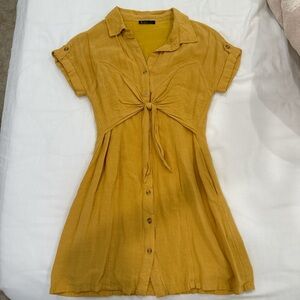 Yellow Midi Dress